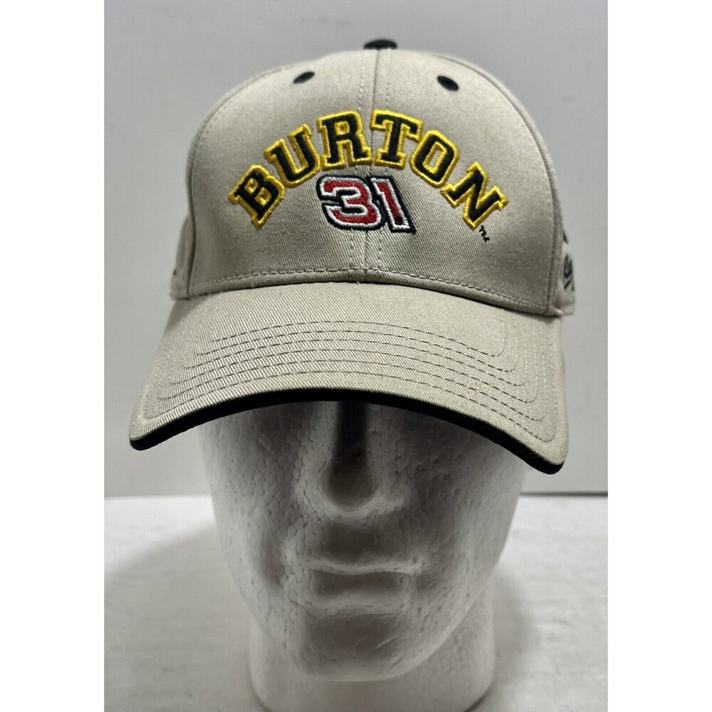 Jeff Burton NASCAR CAT RCR Racing Tan Baseball Cap Hat Adjustable #31 NWOT